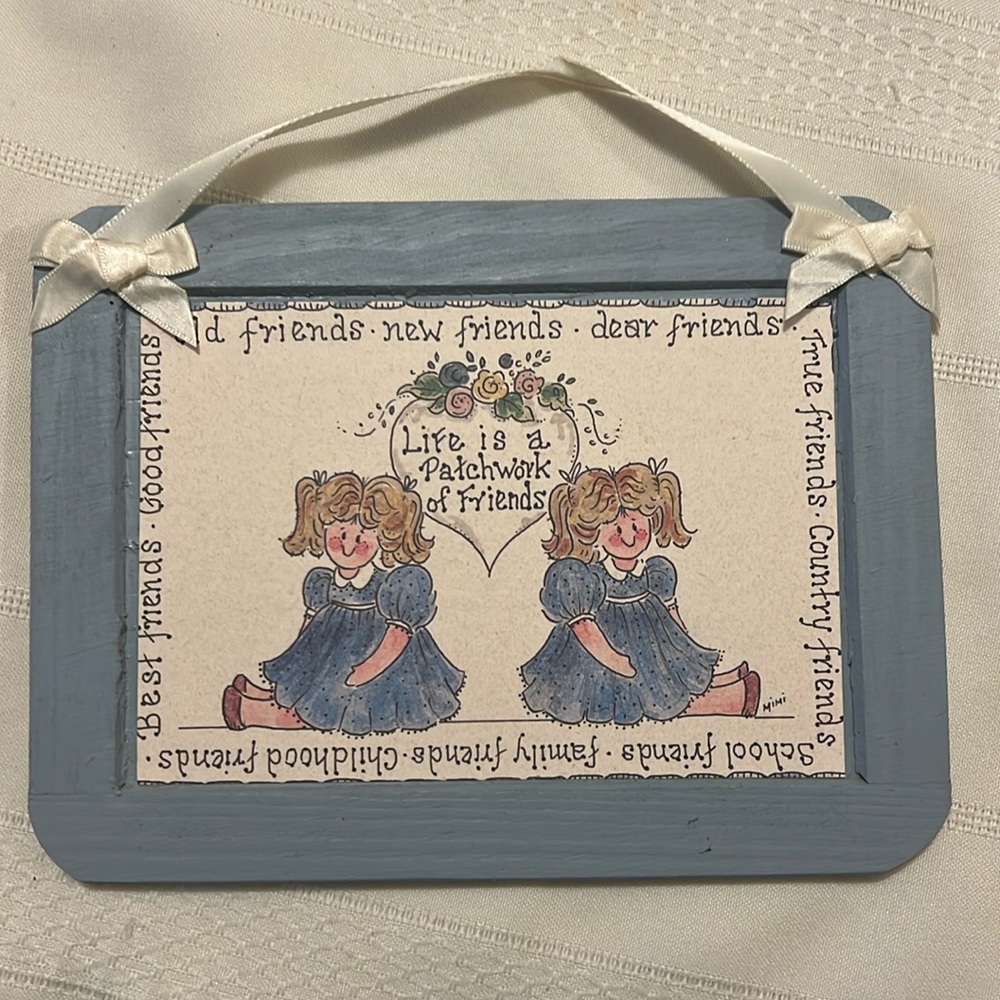 Friends plaque
